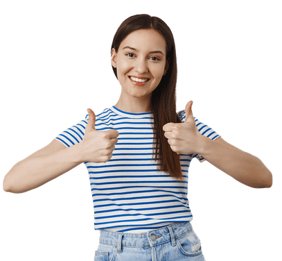 Smiling Attractive Brunette woman